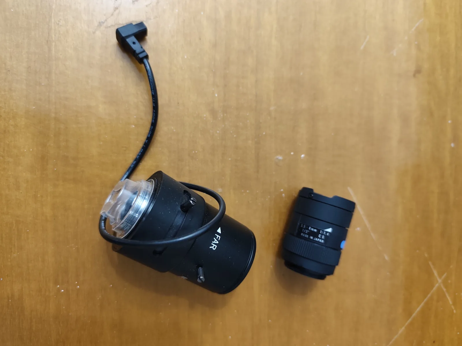 CCTV Lens Set: 2.8–12 mm F1.2 DC Auto-Iris + 3.5–8 mm F1.4 (1/3", CS Mount)