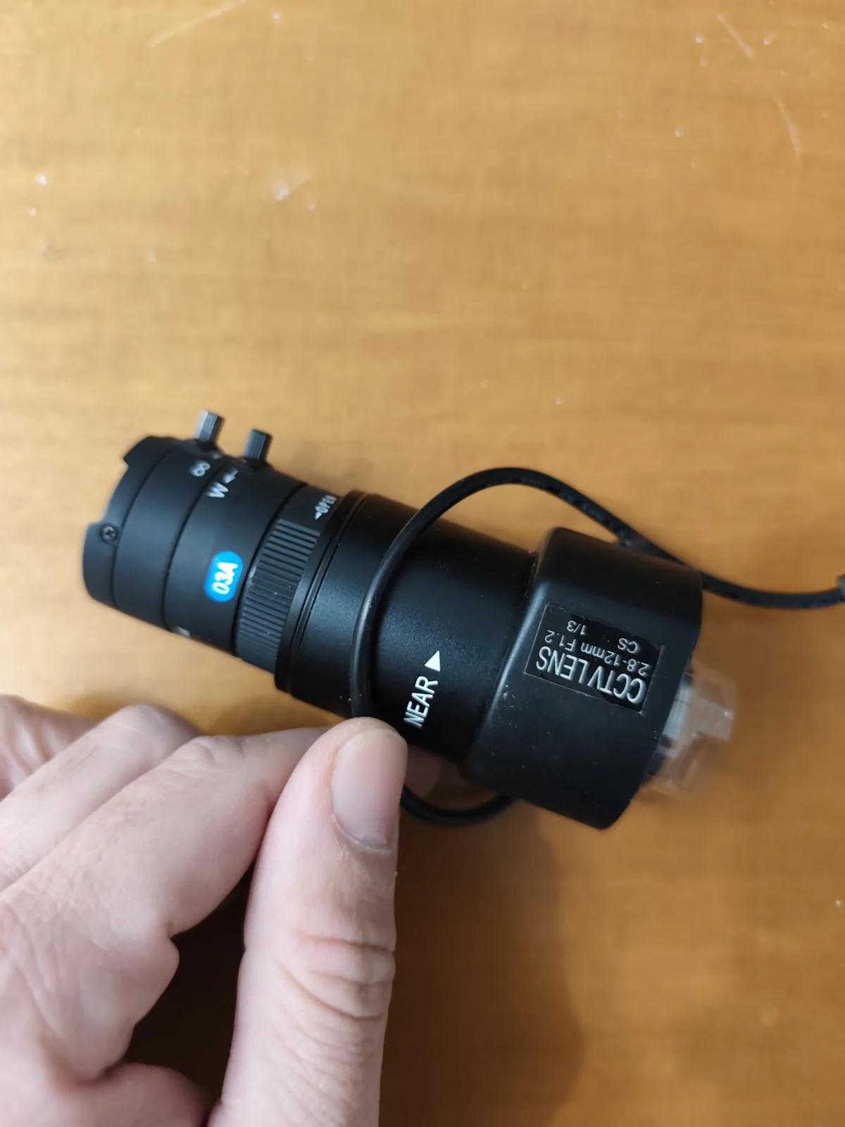 CCTV Lens Set: 2.8–12 mm F1.2 DC Auto-Iris + 3.5–8 mm F1.4 (1/3", CS Mount)