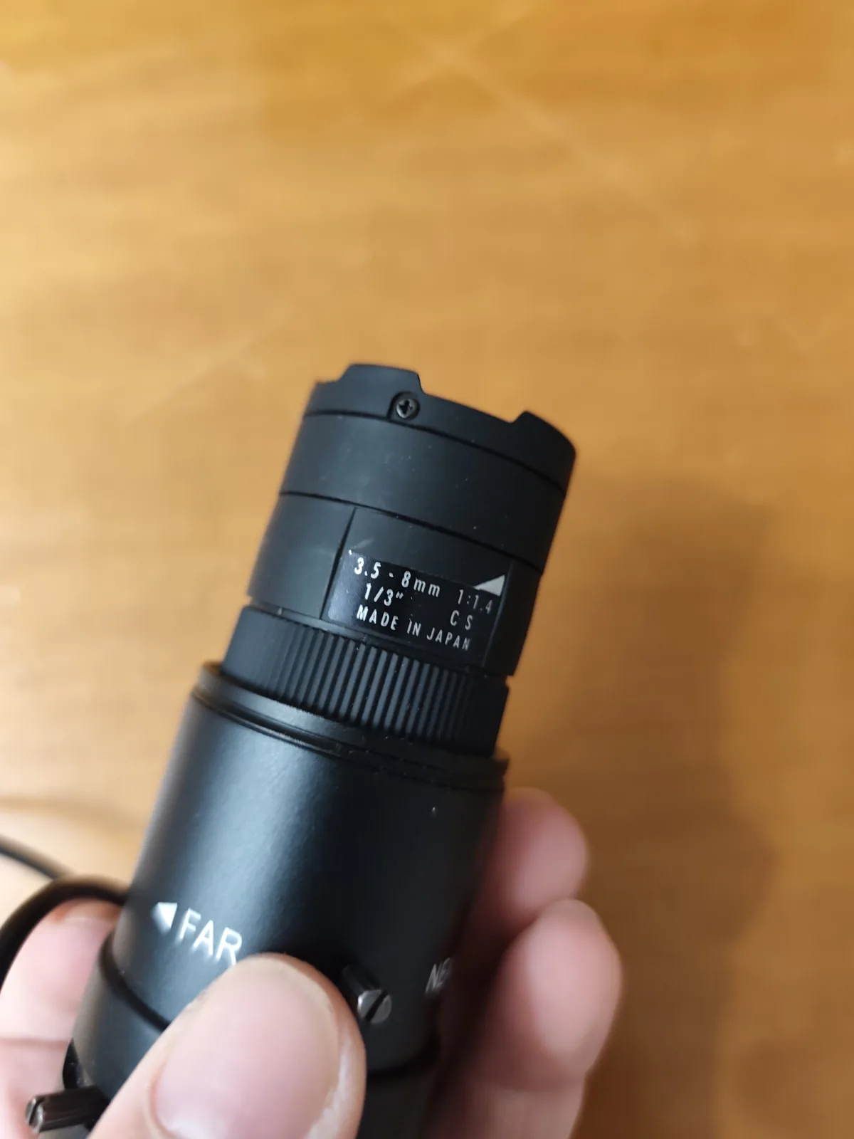CCTV Lens Set: 2.8–12 mm F1.2 DC Auto-Iris + 3.5–8 mm F1.4 (1/3", CS Mount)