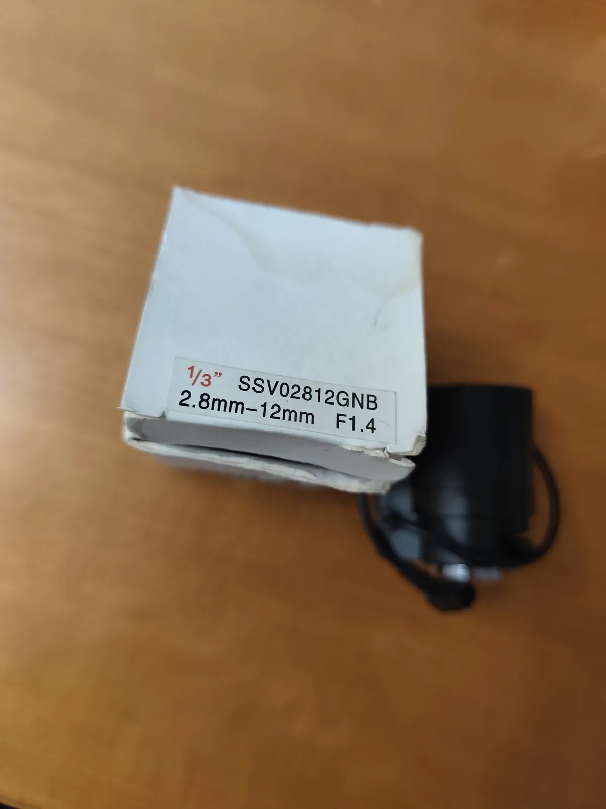 CCTVSTAR SSV02812GNB 2.8–12 mm F1.4 Varifocal DC Auto-Iris Lens, 1/3", CS Mount