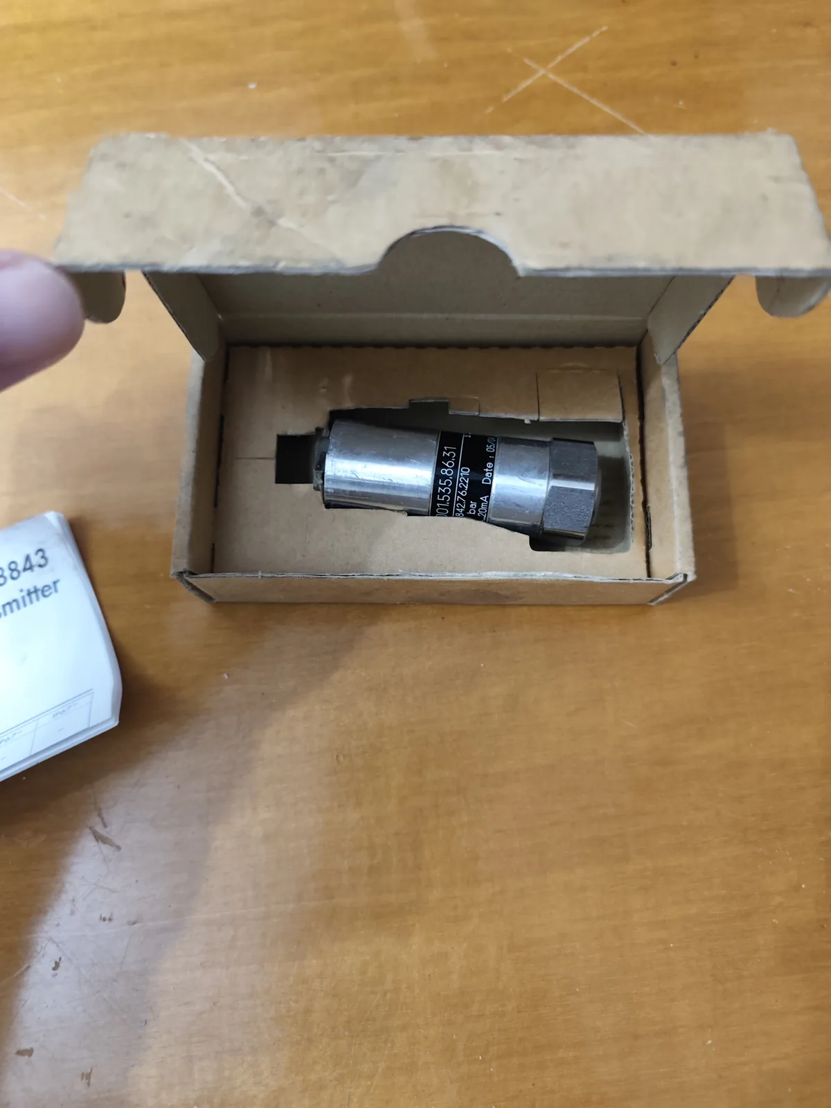 MTU 001 535 86 31 Pressure Transmitter (Trafag 8842.76.2210, 0–4 bar, 4–20 mA)