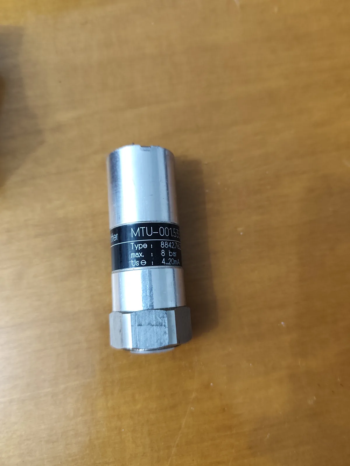 MTU 001 535 86 31 Pressure Transmitter (Trafag 8842.76.2210, 0–4 bar, 4–20 mA)