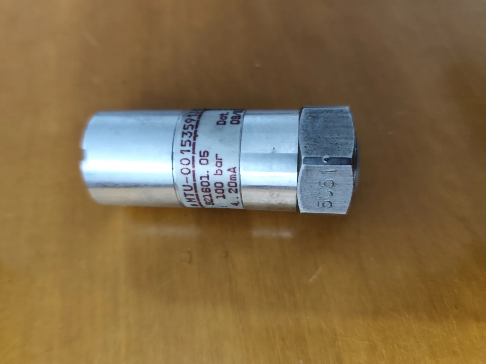 MTU 001 535 91 31 Pressure Transmitter (Type 8842.29, 0–50 bar, 4–20 mA)