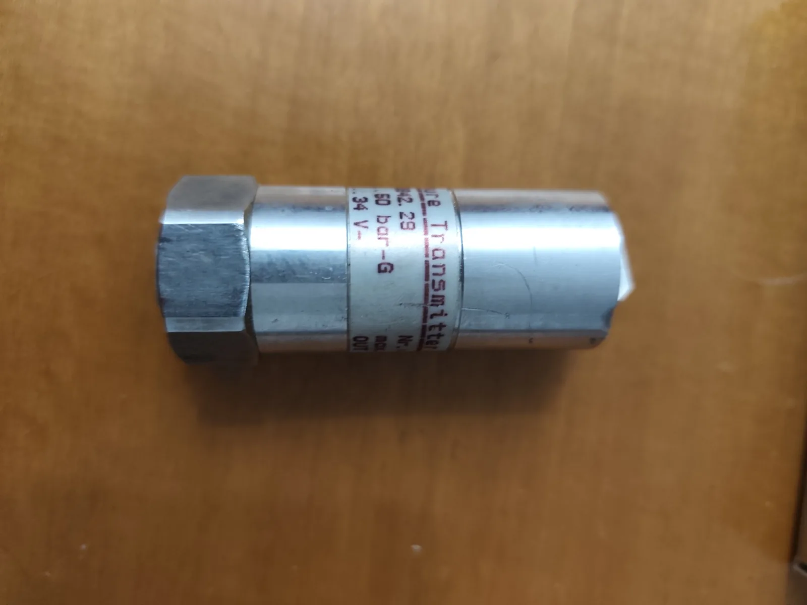 MTU 001 535 91 31 Pressure Transmitter (Type 8842.29, 0–50 bar, 4–20 mA)