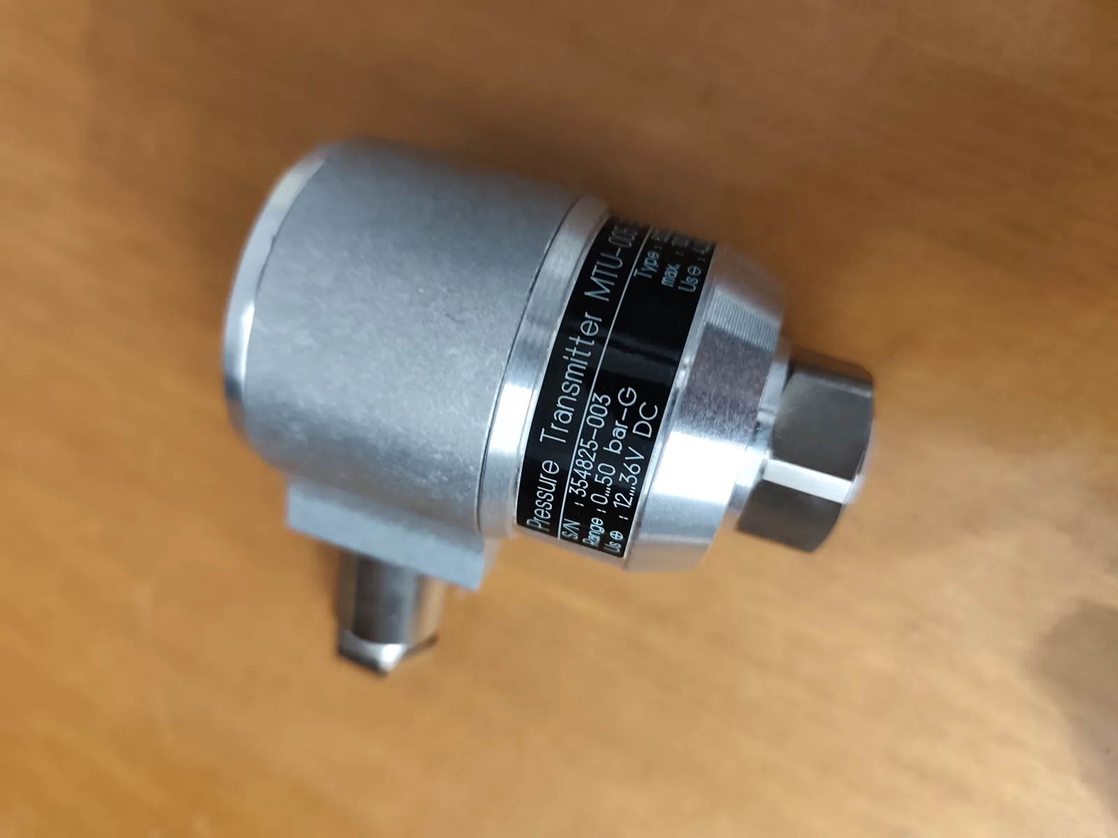 MTU 005 535 15 31 Pressure Transmitter 8212 Minitrag (0–50 bar, 4–20 mA)