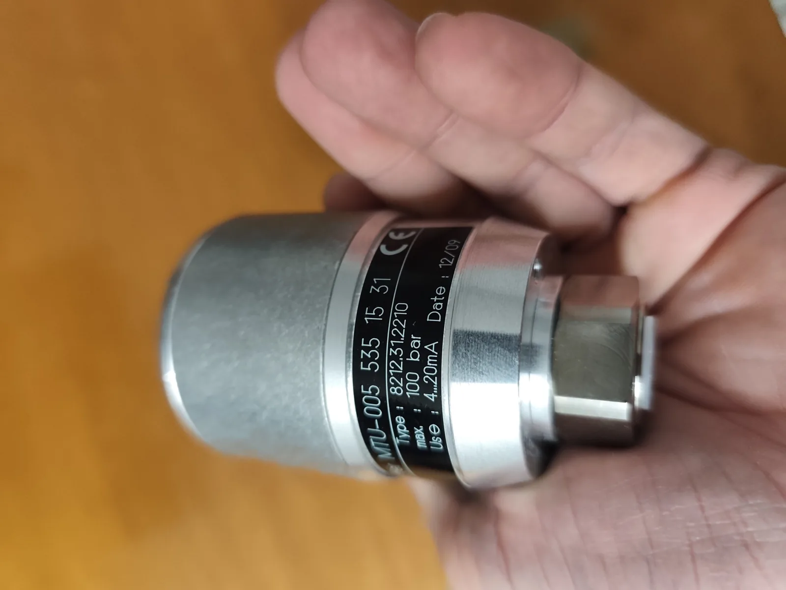 MTU 005 535 15 31 Pressure Transmitter 8212 Minitrag (0–50 bar, 4–20 mA)